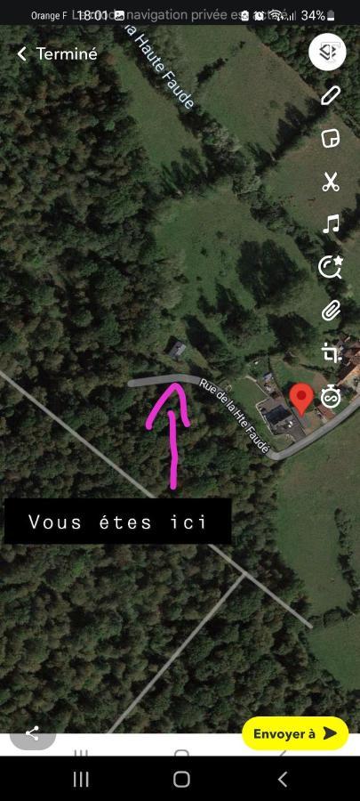 Chalet De La Haute Faude Wirwignes エクステリア 写真